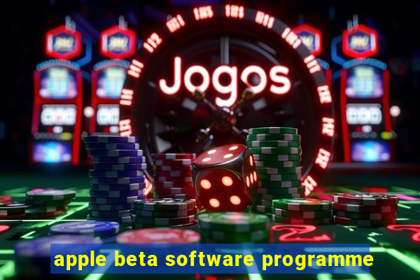apple beta software programme